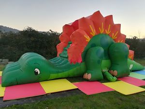 Toboggan de <span class=keywords><strong>piscine</strong></span> de dinosaure, toboggan gonflable Dragon Slide - Golden Games, toboggan gonflable Dino pour enfants - Product Image 3