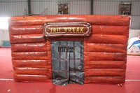 WINSUN Pista de Obstáculos Inflable para Niños, Sala de Escape, PVC, Certificación CE, Sin Plomo, Resistente al Fuego, Impermeable, Capacidad de 300 kg, Edades