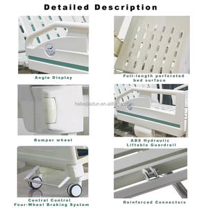 Cama <span class=keywords><strong>de</strong></span> Hospital Multifuncional/Cama <span class=keywords><strong>de</strong></span> Enfermería con Linterna Integrada para Centros <span class=keywords><strong>de</strong></span> Rehabilitación - Product Image 2