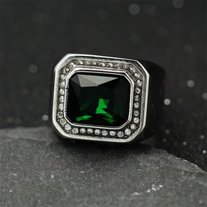 Popular <b>Men</b> <b>Rings</b> Stainless Steel Personalized Jewelry <b>Ring</b> rainbow Diamond <b>Rings</b> for <b>Men</b> - Product Image 4