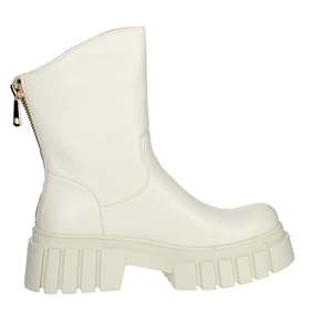 Botines Bajos para Mujer Laura Biagiotti Color Crema Talla 38 con Suela Gruesa - Product Image 4