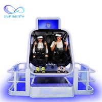 Chaise de réalité virtuelle pour jeux VR en intérieur et en extérieur, ensemble de manèges de simulation VR, machine de chaise d'arcade 9D, simulateur de réalité virtuelle