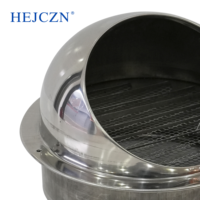 Grille d'aération moderne en acier inoxydable résistante à la pluie, couvercle de conduit d'évacuation, capuchon de ventilation pour applications d'entrée - Vente chaude