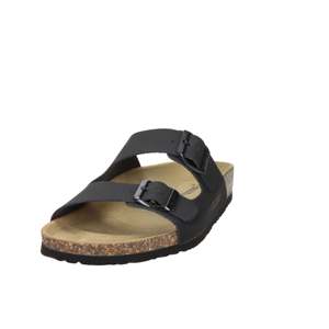 Sandales à enfiler pour homme Valleverde, noires, hauteur de talon 43 cm - Product Image 5