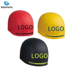 หมวกว่ายน้ำซิลิโคนกันน้ำทนทานสำหรับผู้ใหญ่หมวกว่ายน้ำทำจากซิลิโคนสั่งติดป้ายได้ตามต้องการ - Product Image 1
