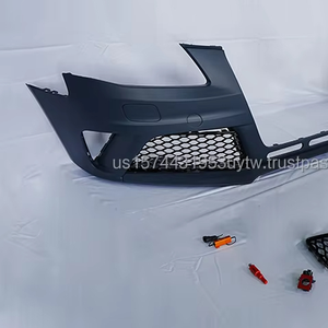 Nueva Parrilla Delantera RS4 en Negro Brillante con Diseño de Panal de Abeja para Audi A4 B8 08-12, Kit de Carrocería |   Actualización S4 Estilo RS4 Fácil Instalación - Product Image 6
