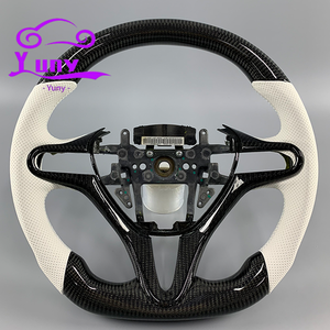 Volante in Fibra di Carbonio Personalizzato per Honda Civic 8a Generazione Civic FD1 FD2 FN1 FN2 Type-R Jazz Standard Giapponese RN8 <span class=keywords><strong>GP4</strong></span> - Product Image 1