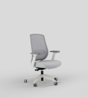 Chaise de bureau ergonomique moderne à dossier mi-haut en maille certifiée BIFMA avec soutien lombaire pour le mobilier de bureau d'entreprise en gros