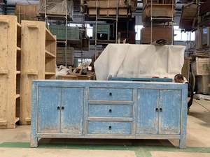 <span class=keywords><strong>Credenza</strong></span> per <span class=keywords><strong>Soggiorno</strong></span> <span class=keywords><strong>in</strong></span> <span class=keywords><strong>Legno</strong></span> Massello Tradizionale Cinese Dipinta a Mano Ecologica e Durevole - Product Image 6