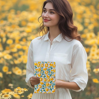 Journal en lin de bonne qualité Mini cahiers d'affaires à couverture rigide personnalisés A5 fournitures scolaires Journal de fantaisie Joli Journal