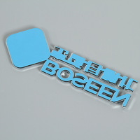 Logo personnalisé Insignes d'emblème de voiture en plastique chromé Emblèmes d'auto Autocollants d'insigne de voiture Insignes de gril de voiture Emblèmes pour la décoration
