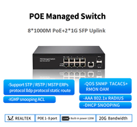 Switch PoE gestionado de capa 2 OEM ODM de 4, 8, 16 y 24 puertos |   Web/CLI SNMP VLAN/QoS /56Gbps |   Cámara IP |   Soporte para Logotipo/Firmware Personalizado