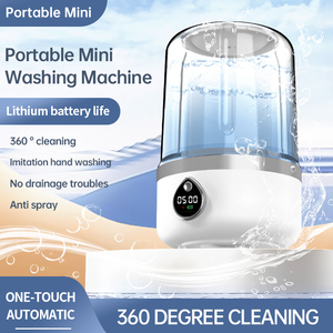 Portable Mini Fully Automatic <b>Washing</b> <b>Machine</b> Wireless Charging for Underwear Pants Socks Car USB Power Source Laundry Cup Wirel - Product Image 1