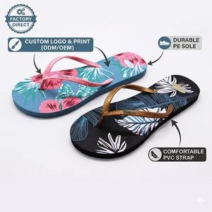Chanclas de Goma y PE con Suela Personalizada, Duraderas, Cómodas, Antideslizantes, Transpirables, de Secado Rápido, para Uso en Exteriores, ODM OEM de Fábrica - Product Image 1