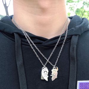 2PCS <b>Matching</b> Couple <b>Necklace</b> Lovers Key Lock Pendent <b>Necklace</b> for Men Women Creative Couple Jewelry <b>Necklace</b> Set - Product Image 5