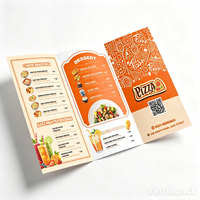 Échantillon Gratuit - Impression Personnalisée de Brochures Publicitaires, Dépliants, Flyers, Menus de Restaurant - Format et Couleur Personnalisés
