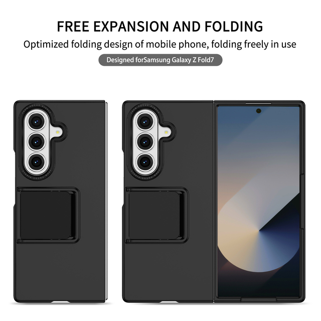 360 Full Protection Ultra Thin Slim Shockproof Kickstand Phone Case for Samsung Galaxy Z Fold 6 5 Folding Screen Cover