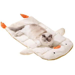 Cama de verano más fresca para gatos y animales grandes Patrón de pato Colchón suave para mascotas Estilo lindo Venta al por menor disponible - Product Image 2
