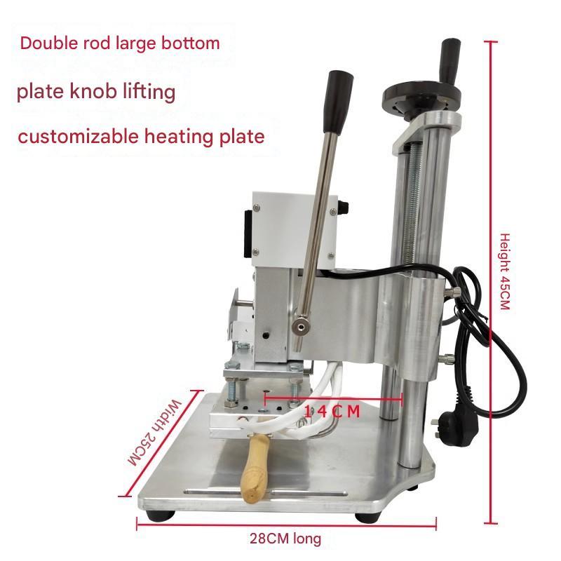 Mini Electric Branding Iron Machine for Heat Pressing Logos Leather Furniture Auto Interiors T-Shirts Caps Plastic Clothes · image 4