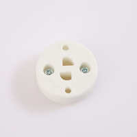 Supports de lampe led étanches en céramique blanche, prix d'usine, haute qualité E26 porcelaine 3d, base de lampe, raccords de lampe 6A 250V
