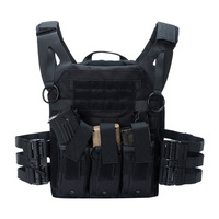 Rompi Taktis JPC 2.0 Desain Lepas Cepat, Plate Carrier Molle Ringan, Poliester 1000D Tahan Air, Rompi Multifungsi
