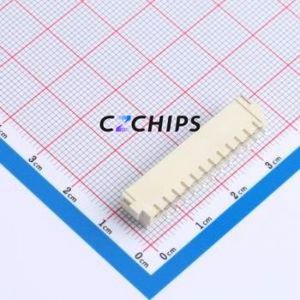 HCZZ0021-12 Wire-to-Board Pin Header SMD,P=2.54mm,Horizontal Mount Connector 1x12P 2.5mm Horizontal Mount XH - Product Image 2