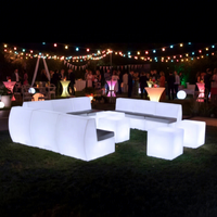 Muebles de Salón para Fiestas y Bodas al Aire Libre, Sofá Puff Lounge y Muebles de Club, Muebles de Salón para Discotecas