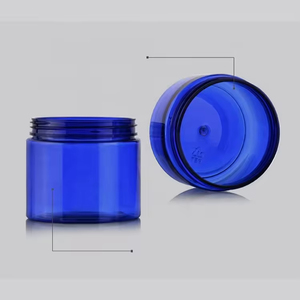 Pequeño 50g 80g crema facial cuidado de la piel cosmético contenedor colorido tarros cosméticos de plástico transparente con tapas - Product Image 2