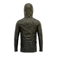 Vêtements de pêche performants Protection UV Respirant Camouflage Chemises de pêche et de chasse avec trous d'aération Vêtements de pêche