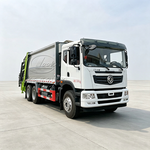 Camión Compactador de Basura Hidráulico Dongfeng Huashen 6x4 con Brazo Giratorio y Contenedor Desmontable para Recolección de Residuos Municipales - Product Image 2