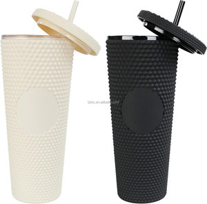 Tumbler opaco con tazza di grande capacità da 22 once riutilizzabile - Product Image 6