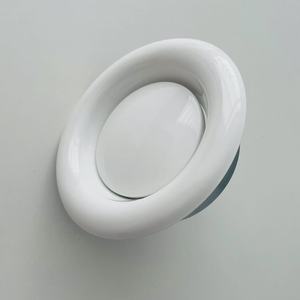 Rejilla de Ventilación Circular de Aluminio Blanca para Techo, Ajustable, de Bajo Precio - Product Image 3