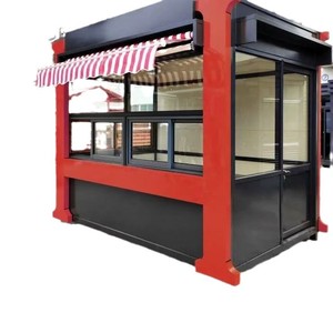 Quiosco móvil de ventas al aire libre, puesto de venta callejero personalizado con toldo para uso comercial - Product Image 1