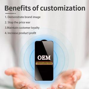 Fatto personalizzazione <span class=keywords><strong>dimensioni</strong></span> di stampa protezioni temperate per telefono stampate Logo Oem Cut Odm proteggi schermo personalizzato in vetro temperato - Product Image 2