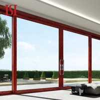 Margo 2 pintu geser kaca aluminium standar Australia merek Top untuk teras luar ruangan kaca ganda Prancis tahan air