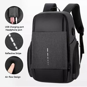 OEM Factory Wholesale Business Laptop Backpack <b>Large</b> Capacity Leisure Travel Mochilas Smart Waterproof Computer <b>Rucksack</b> - Product Image 2