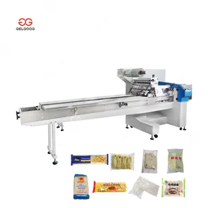 Voll automatische Flow 3 Side Seal Nudeln Lebensmittel Horizontale Verpackung Vermi celli Verpackungs maschine