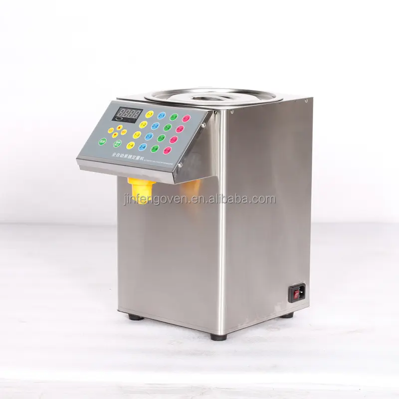Harga grosir Cina mesin dispenser otomatis fruktosa teh gelembung/mesin teh susu
