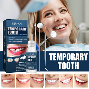 Ensemble de réparation de dents temporaires <span class=keywords><strong>colle</strong></span> adhésive <span class=keywords><strong>pour</strong></span> prothèse dentaire solide bricolage <span class=keywords><strong>colle</strong></span> <span class=keywords><strong>pour</strong></span> dents manquant <span class=keywords><strong>cassé</strong></span> perdu outil d'écart de dent de réparation moulable - Product Image 3