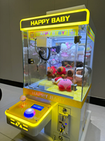 Mini machine à griffes, petite taille, jouets en peluche, capsules de jouets, en-cas, machine à griffes pour enfants, machine de jeu d'arcade à pièces