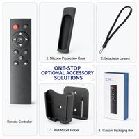 Télécommande de remplacement KEYUAN TY-12D pour barres de son (modèle TY-12D) - Compatible TY-12D/TY-12C, 4 boutons, portée 10m, piles AAA, TV