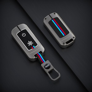 Étui de clé de voiture haut de gamme Yamaha Motor, en alliage de zinc exclusif, coque de protection complète, accessoires porte-clés, modèle <span class=keywords><strong>FZ6</strong></span> 2004-2008 - Product Image 1