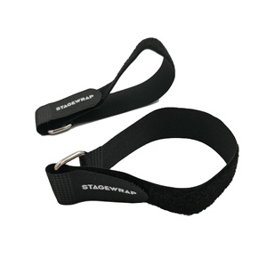 Heavy Duty <b>Hook</b> and Loop Metal Buckle Cinch Strap Nylon Adjustable Fastener <b>Hook</b> and Loop Strap <b>With</b> Plastic Buckle - Product Image 2