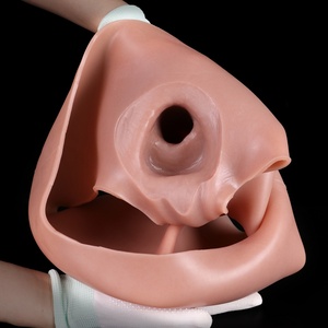 SXXY High Quality Penis Sleeve Pants Extender Pants for Men Cock Enlargement Sleeve Hollow <b>Dildo</b> Harness Sex Toys for Couples - Product Image 2