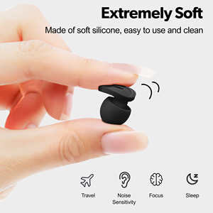 Tapones para los Oídos de Espuma Viscoelástica con Aislamiento de Ruido en 4 Tamaños, Forma de Bala, Insonorizantes para Dormir - Product Image 3