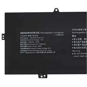 Batería original genuina del ordenador portátil de 2. 2 7,6 V 57Wh para Huawei <span class=keywords><strong>MateBook</strong></span> X <span class=keywords><strong>PRO</strong></span> I7 de 1. 1 2019 - Product Image 3