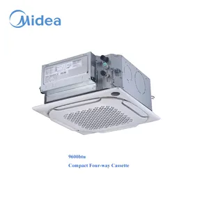 Midea 새로운 멀티 스플릿 컴팩트하고 세련된 디자인 3.6kw 12300btu 컴팩트 4 방향 카세트 vrf 소매 상점 에어컨