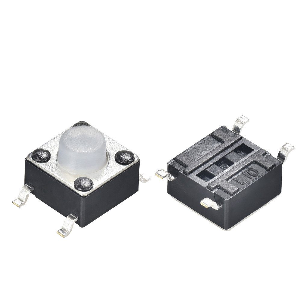 5 x 4x4mm SMD Micro Tactile Push Button Switch 4 Pin