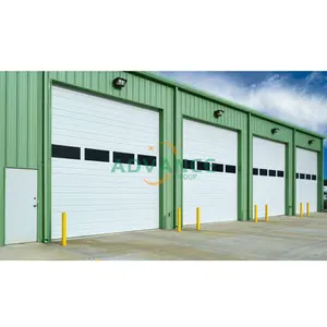 2024 China Factory Garage Doors Auto Opening Durable Function Overhead Sectional Door For Sale