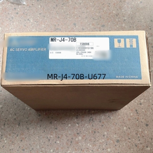 MR-J4-70B-U677 ไดรเวอร์ PLC ของแท้ใหม่เอี่ยม คุณภาพสูง พร้อมการรับประกันหนึ่งปี - Product Image 1